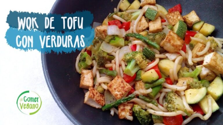 Recetas con tofu y verduras