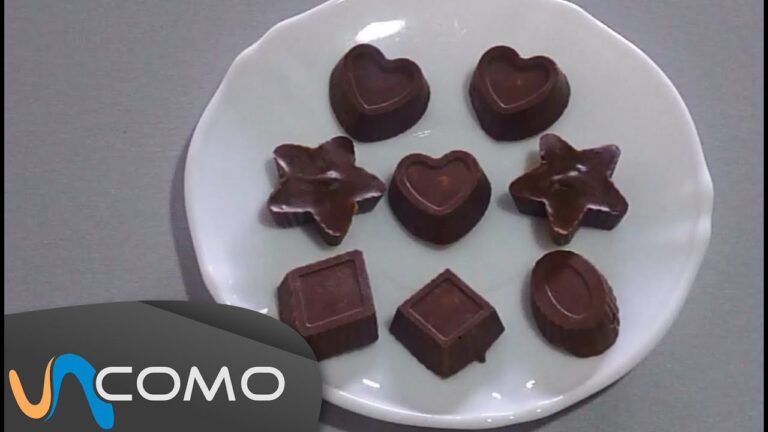 Como hacer bombones de chocolate receta fácil