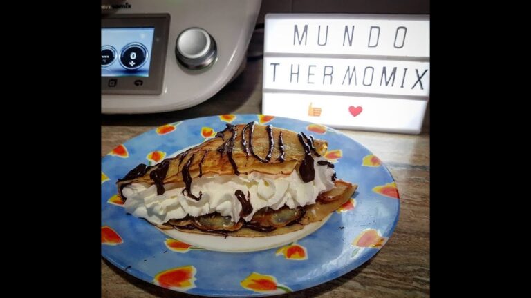 Receta crepes dulces thermomix