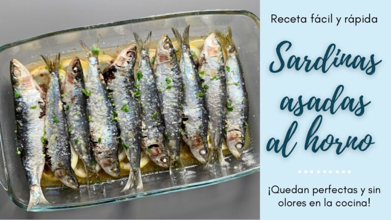 Receta sardinas al horno