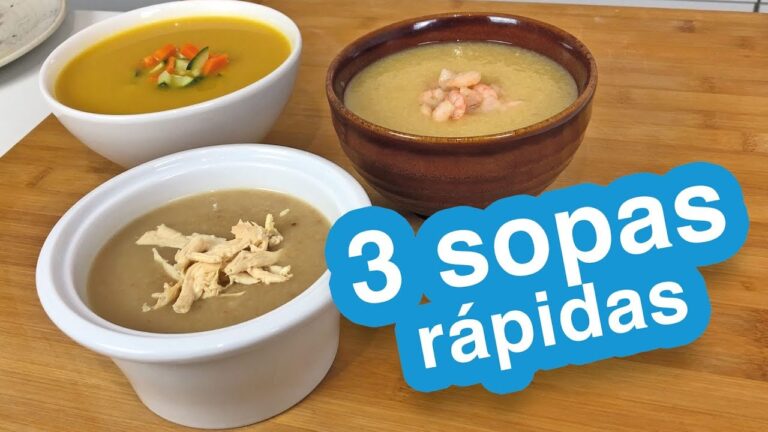 Recetas de sopas sencillas