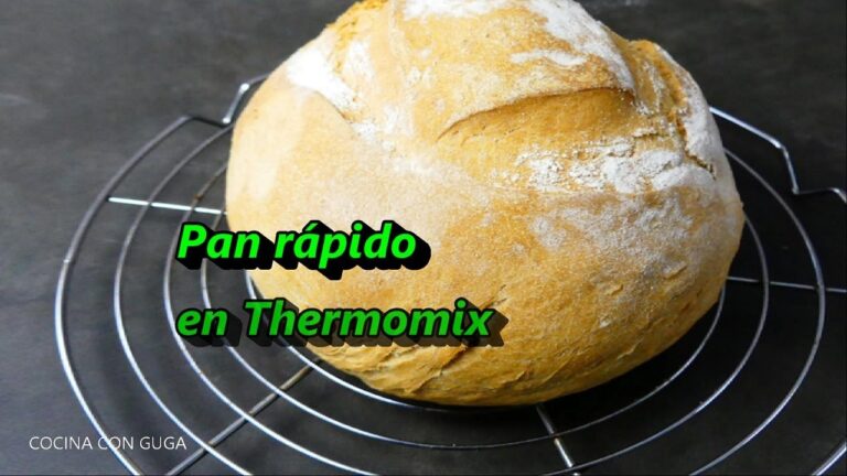 Receta de pan casero thermomix