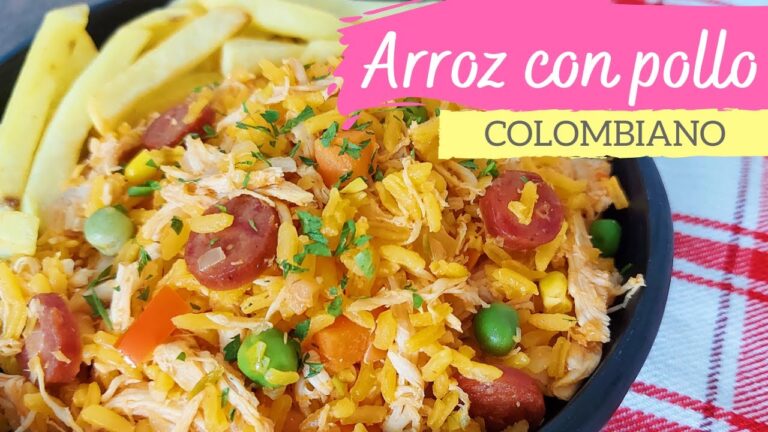 Receta arroz con pollo colombiano