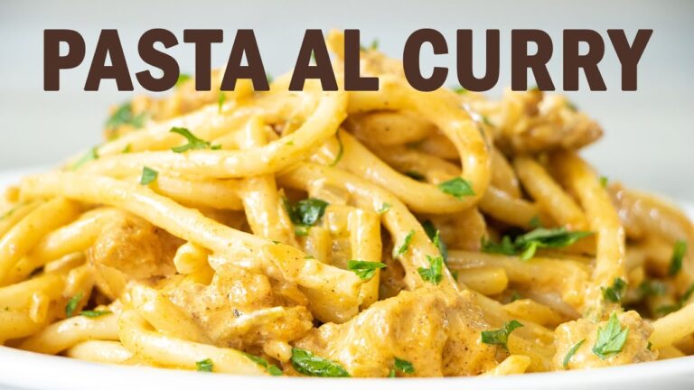 Pasta al curry receta