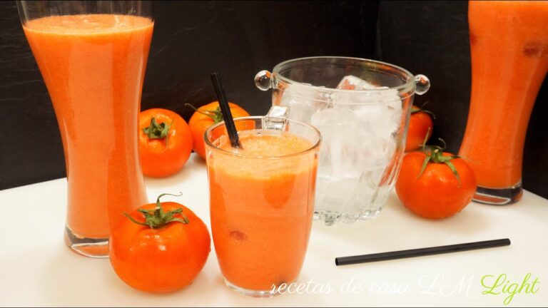 Receta zumo de tomate